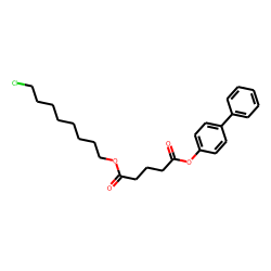 Glutaric acid, 8-chlorooctyl 4-biphenyl ester