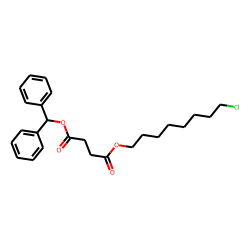 Succinic acid, 8-chlorooctyl diphenylmethyl ester