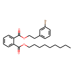 Phthalic acid, 2-(3-bromophenyl)ethyl nonyl ester