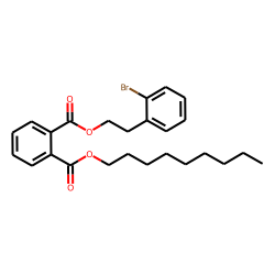 Phthalic acid, 2-(2-bromophenyl)ethyl nonyl ester