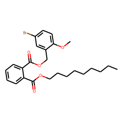 Phthalic acid, 5-bromo-2-methoxybenzyl nonyl ester