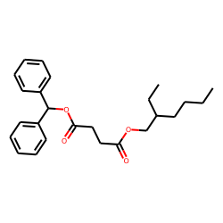 Succinic acid, 2-ethylhexyl diphenylmethyl ester