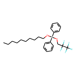 Silane, diphenyldecyloxy(2,2,3,3,3-pentafluoropropoxy)-