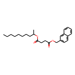 Succinic acid, dec-2-yl 2-naphthylmethyl ester