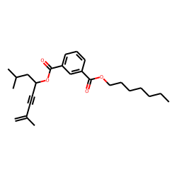 Isophthalic acid, 2,7-dimethyloct-7-en-5-yn-4-yl heptyl ester