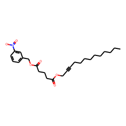 Glutaric acid, tridec-2-yn-1-yl 3-nitrobenzyl ester