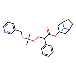 Atropine, picolinyloxydimethylsilyl ether