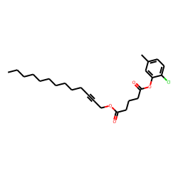 Glutaric acid, tridec-2-yn-1-yl 2-chloro-5-methylphenyl ester