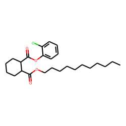 1,2-Cyclohexanedicarboxylic acid, 2-chlorophenyl undecyl ester