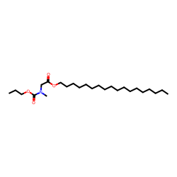 Glycine, N-methyl-N-propoxycarbonyl-, octadecyl ester