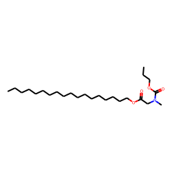 Glycine, N-methyl-n-propoxycarbonyl-, octadecyl ester