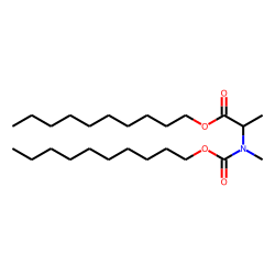 DL-Alanine, N-methyl-N-decyloxycarbonyl-, decyl ester