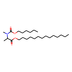 DL-Alanine, N-methyl-N-hexyloxycarbonyl-, tetradecyl ester