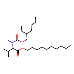 DL-Valine, N-methyl-N-(2-ethylhexyloxycarbonyl)-, decyl ester