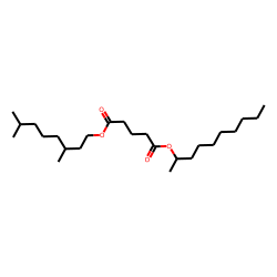 Glutaric acid, dec-2-yl 3,7-dimethyloctyl ester