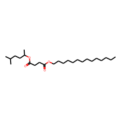 Succinic acid, 5-methylhex-2-yl tetradecyl ester