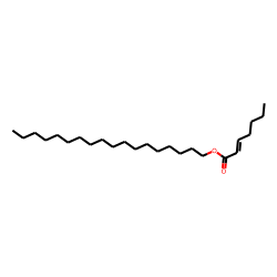 2-Heptenoic acid, octadecyl ester