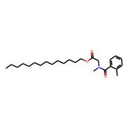 Sarcosine, N-(2-methylbenzoyl)-, tetradecyl ester
