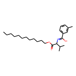 L-Valine, N-(3-methylbenzoyl)-, dodecyl ester