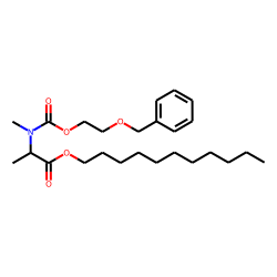 DL-Alanine, N-methyl-N-(2-benzyloxyethoxycarbonyl)-, undecyl ester