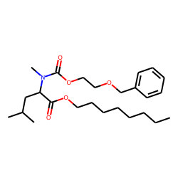 L-Leucine, N-methyl-N-(2-(benzyloxy)ethoxycarbonyl)-, octyl ester