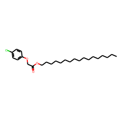 Acetic acid, (4-chlorophenoxy)-, heptadecyl ester
