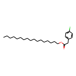 Phenylacetic acid, 4-chloro-, heptadecyl ester