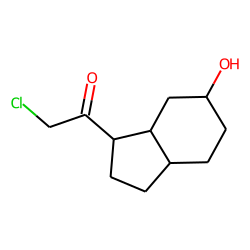 Ketone, chloromethyl hexahydro-6-hydroxyidan-1-yl