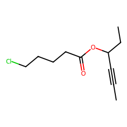 5-chlorovaleric acid, hex-4-yn-3-yl ester