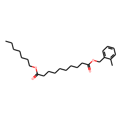 Sebacic acid, heptyl 2-methylbenzyl ester