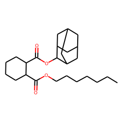 1,2-Cyclohexanedicarboxylic acid, 2-adamantyl heptyl ester