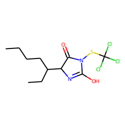 Hydantoin, 5-(1-ethyl-n-pentyl)-3-(trichloromethylthio)-