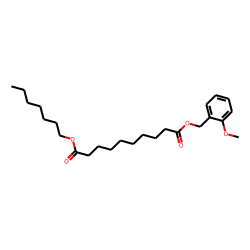 Sebacic acid, heptyl 2-methoxybenzyl ester