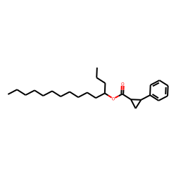 Cyclopropanecarboxylic acid, trans-2-phenyl-, pentadec-4-yl ester
