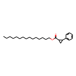 Cyclopropanecarboxylic acid, trans-2-phenyl-, pentadecyl ester
