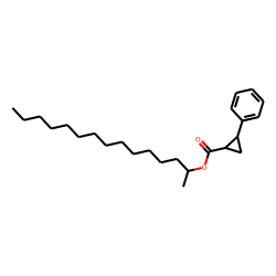 Cyclopropanecarboxylic acid, trans-2-phenyl-, pentadec-2-yl ester