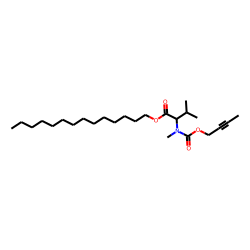 DL-Valine, N-methyl-N-(but-2-yn-1-yloxycarbonyl)-, tetradecyl ester