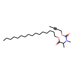 DL-Alanine, N-methyl-N-(byt-2-yn-1-yloxycarbonyl)-, hexadecyl ester