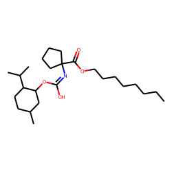 1-Aminocyclopentanecarboxylic acid, N-((1R)-(-)-menthyloxycarbonyl)-, octyl ester
