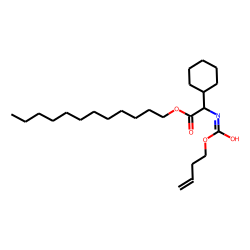 Glycine, 2-cyclohexyl-N-(but-3-en-1-yl)oxycarbonyl-, dodecyl ester