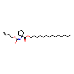 1-Aminocyclopentanecarboxylic acid, N-(but-3-en-1-yloxycarbonyl)-, tetradecyl ester