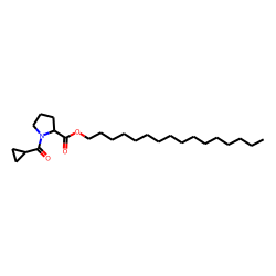 L-Proline, N-(cyclopropylcarbonyl)-, hexadecyl ester