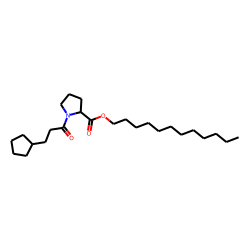 L-Proline, N-(3-cyclopentylpropionyl)-, dodecyl ester