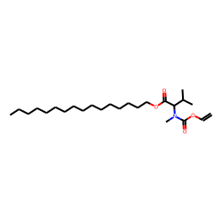 DL-Valine, N-methyl-N-(vinyloxycarbonyl)-, hexadecyl ester