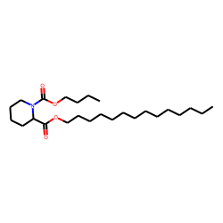 Pipecolic acid, N-butoxycarbonyl-, tetradecyl ester