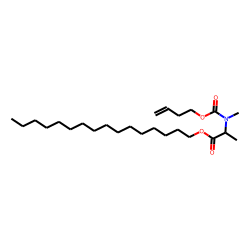 DL-Alanine, N-methyl-N-(byt-4-en-1-yloxycarbonyl)-, hexadecyl ester