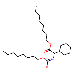 Glycine, 2-cyclohexyl-N-octyloxycarbonyl-, octyl ester