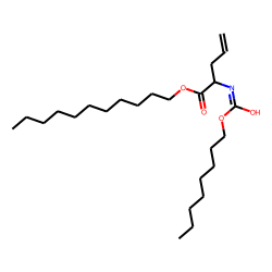 2-Aminopent-4-enoic acid, N-octyloxycarbonyl-, undecyl ester