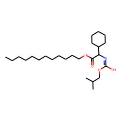 Glycine, 2-cyclohexyl-N-isobutoxycarbonyl-, dodecyl ester