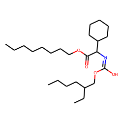 Glycine, 2-cyclohexyl-N-(2-ethylhexyl)oxycarbonyl-, octyl ester